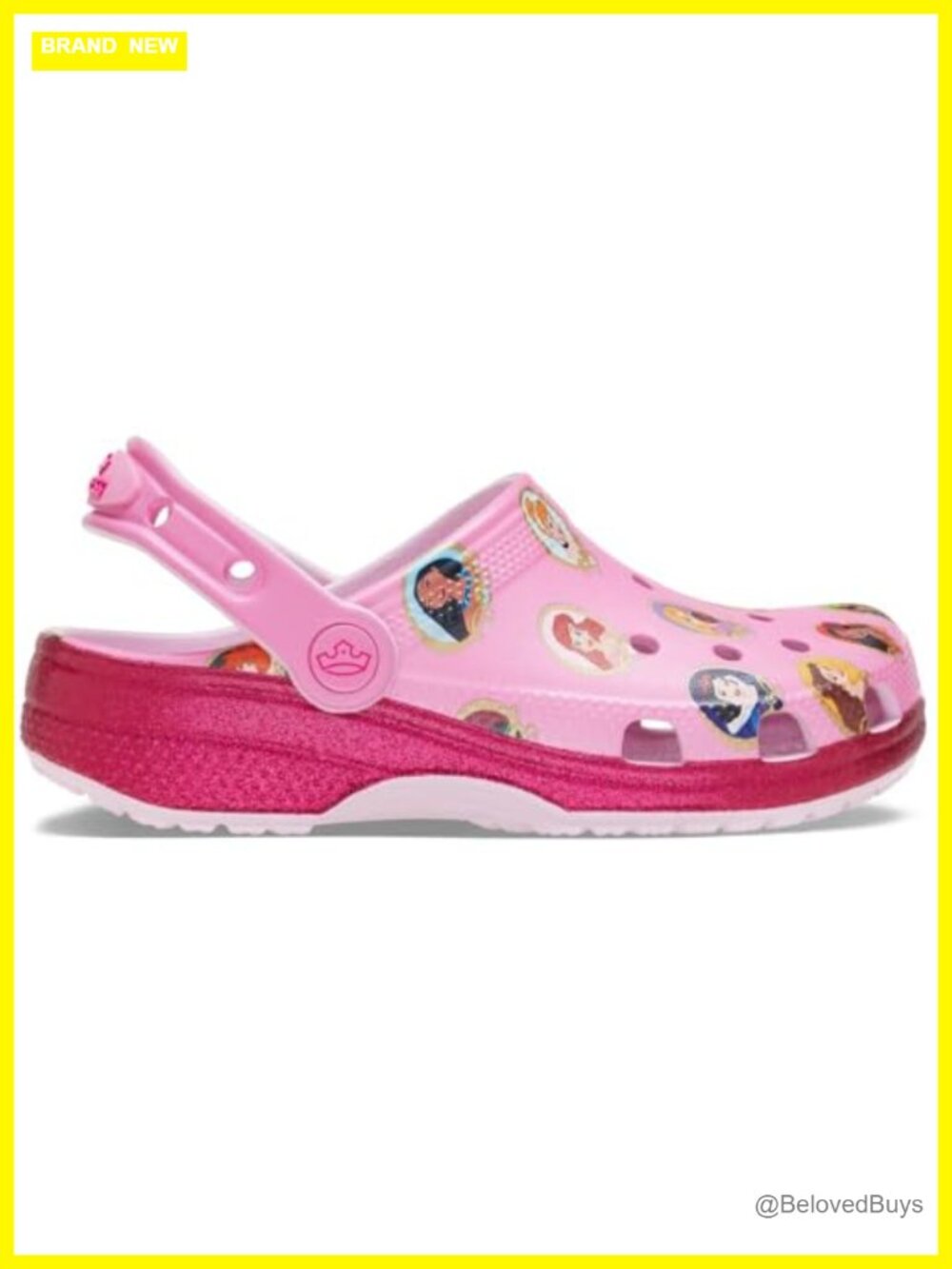 Crocs Kids Disney Princess Clog Water-Friendly EVA Shoes